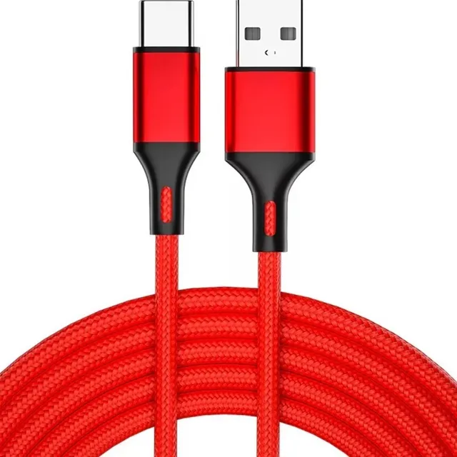 Cabo Usb Tipo C 2.0 Entrada Usb Saída Usb-c 2 Metros Nylon