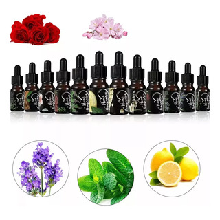 Kit De 12 Aceites Esenciales 100% Natural Para Difusor Y Spa Kit De 12 Aceites Esenciales 100% Natural Para Difusor Y Spa