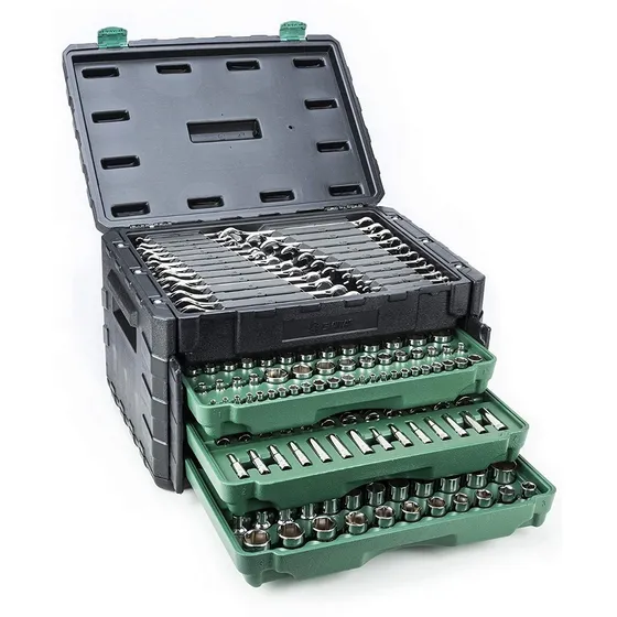 Caja De Herramientas Sata 213 Pz Rachets Llaves Y Dados