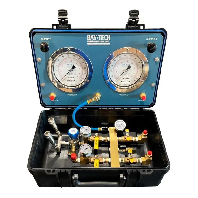 Bay-tech Caja De Control De Aire Para 2 Buzos
