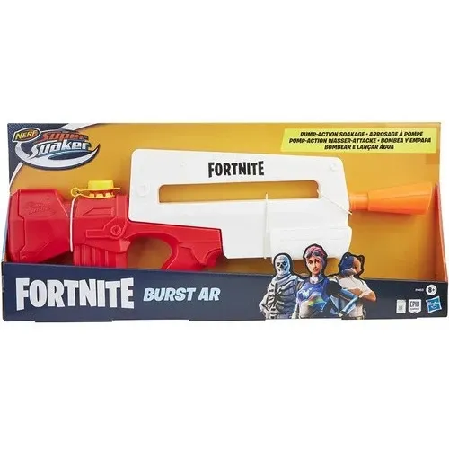 Pistola Lanzador De Agua Nerf Super Fortnite Burst Ar