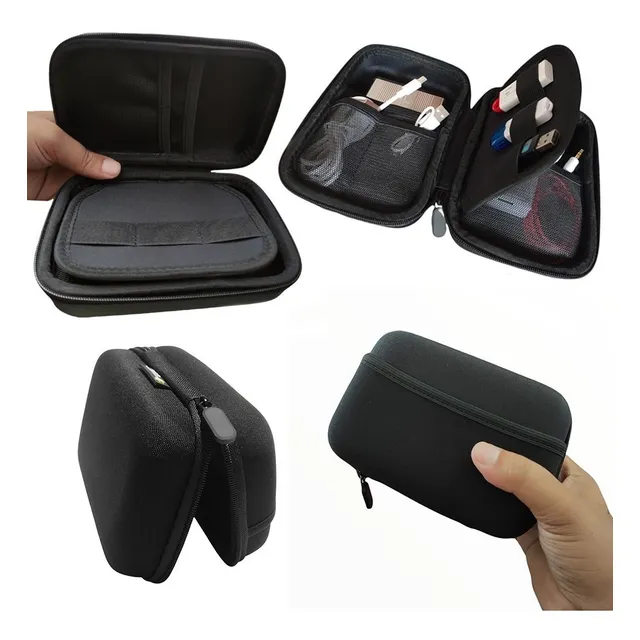 Funda Anti Golpes Case Disco Duro Externo 2.5 Doble Bol Negr