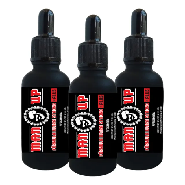 Manup Minoxidil 14% Con Bergamota Kit 3
