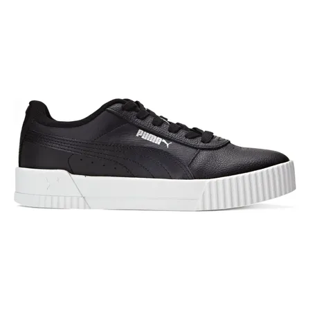 Tênis Casual Feminino Carina Lux Puma Preto E Branco Liso 39