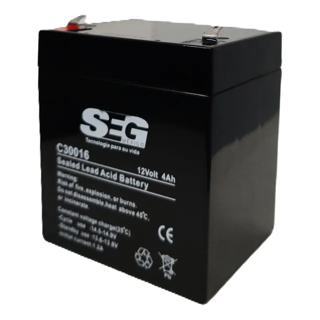 Batería Recargable 12v/4ah Mhb Terminal F1 Ms4-12 Seg C30016