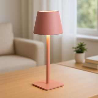 Luminária Rosa Rose Abajur Led Mesa S/fio Recarregável Luminária Rosa Rose Abajur Led Mesa S/fio Recarregável