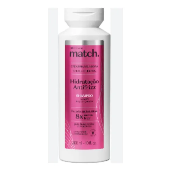 Match Shampoo Hidratacion Antifrizz 300 - mL a $136