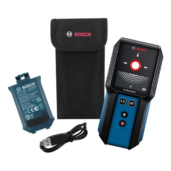 Detector Matriales Bosch Gms 120-27 con Batería 3.7 V Color Azul