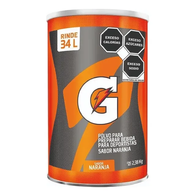 Gatorade En Polvo Sabor Naranja De 2.38 Kg