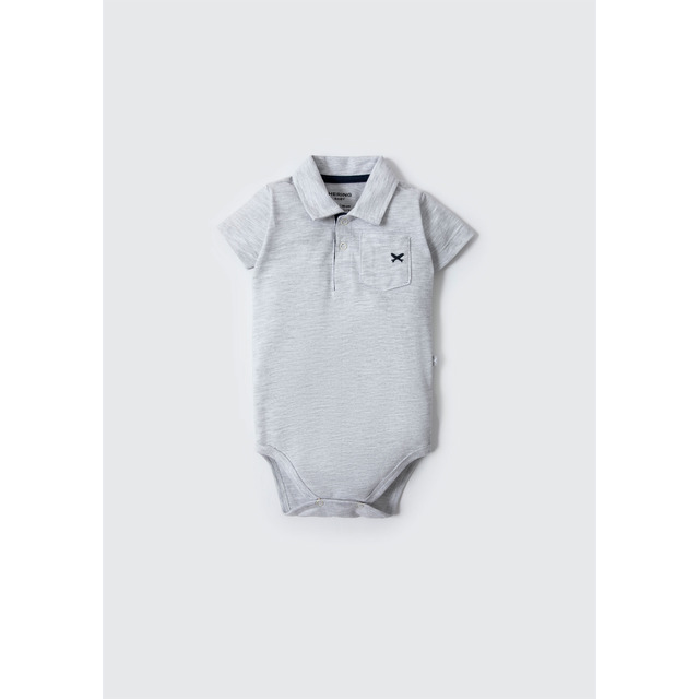 Body Polo Bebê Menino Com Bolsinho Hering Kids