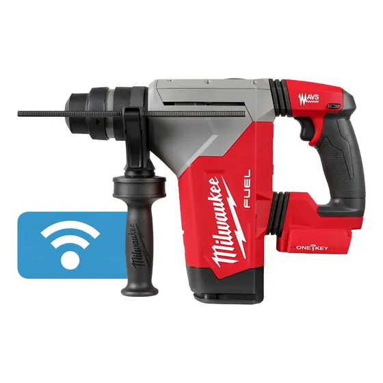 Rotomartillo Sds Plus 28mm Milwaukee Fuel One Key 2915-20 Color Rojo/Negro/Gris