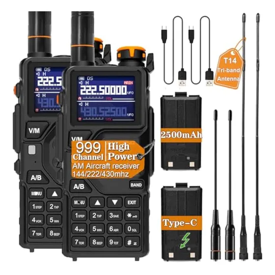 Baofeng K5plus - Radio Jamón De Tres Bandas De