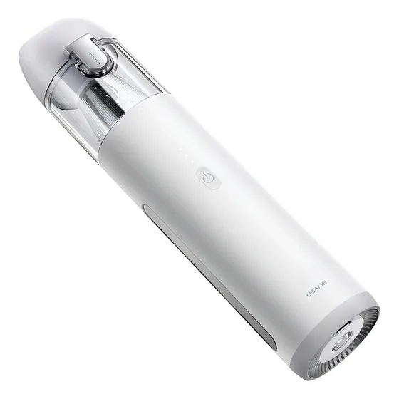 Mini Aspiradora Inalámbrica Usams Us-zb234 Con Luz Led Color Blanco