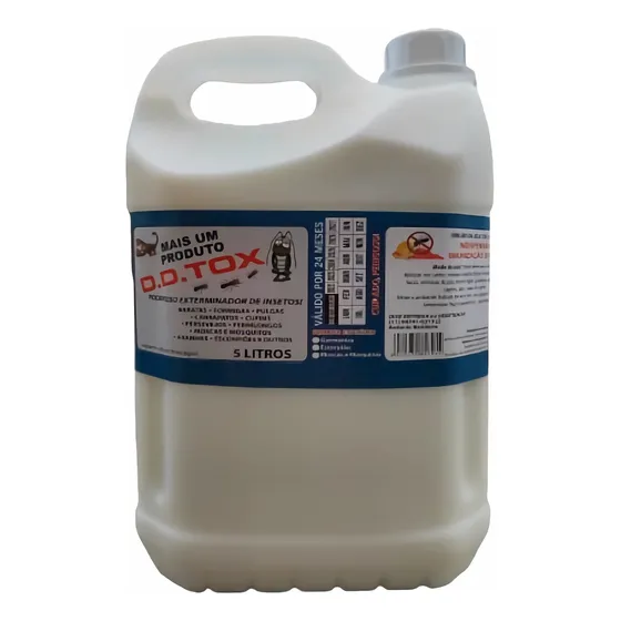Ddtox 5 Lt Veneno Mata Barata Mosquito Da Dengue Pulga Cupim