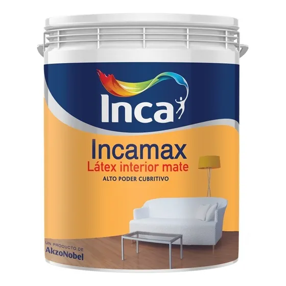 Látex Interior Incamax Inca Mate Blanco 20l