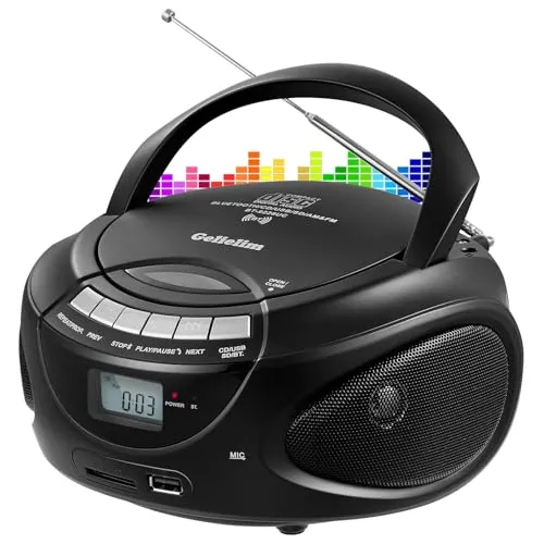 Reproductor De Cd Gelielim Boombox, Reproductor De Cd 213jh