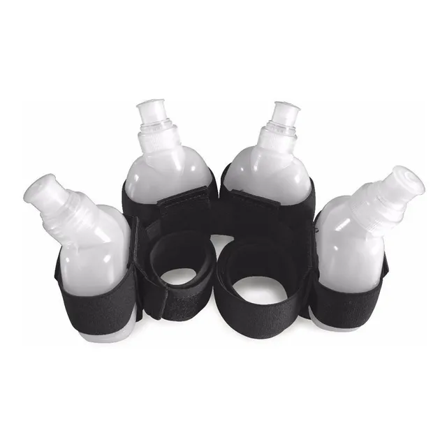 Cinturon Running De Hidratacion C/4 Botellas 200 Ml Trekking