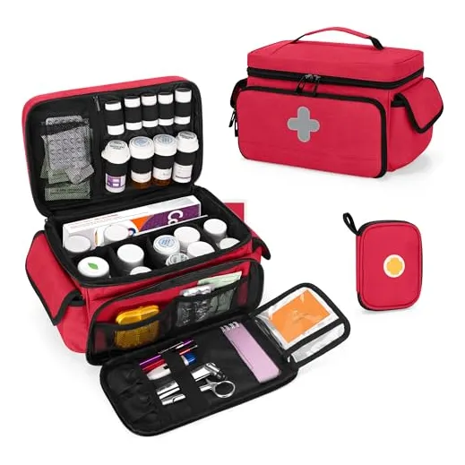 Curmio Bolsa De Almacenamiento De Medicina Empty, 32rsg