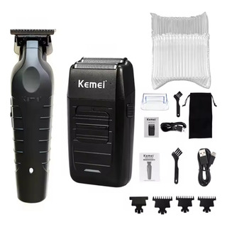 Combo Kemei Trimmer 2299 & Shaver 1102 Kit De Corte Afeitado Combo Kemei Trimmer 2299 & Shaver 1102 Kit De Corte Afeitado