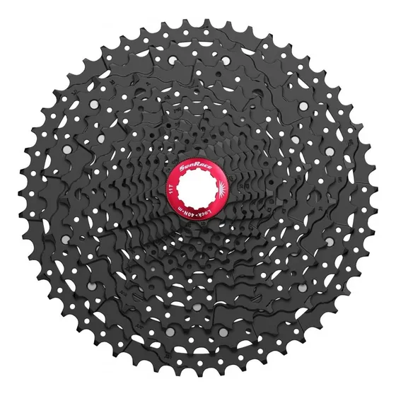 Casete Sunrace Mz800 Bike 12 V 11-51 Mtb compatible con Shimano Color negro Número máximo de dientes 51 Número mínimo de dientes 11