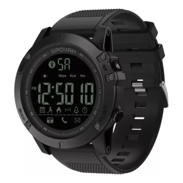 Smartwatch Tactico Spovan Mod Pr1 Pantalla De 50 Mm