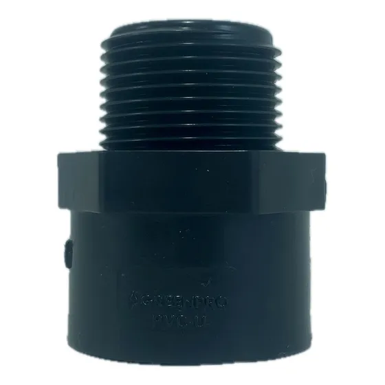 Adaptador Conector Pvc 3/4 Pulgada Macho Pega/rosca X4uni