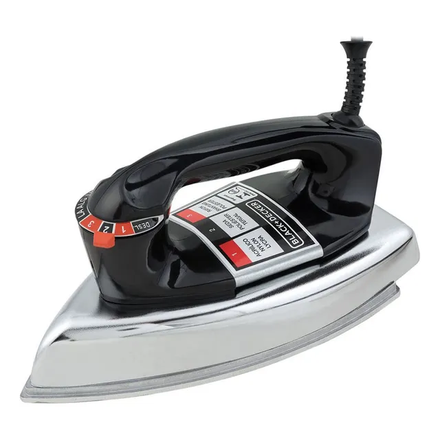 Ferro De Passar A Seco Vfa1110tm2 Base Alumínio Black Decker - Preto