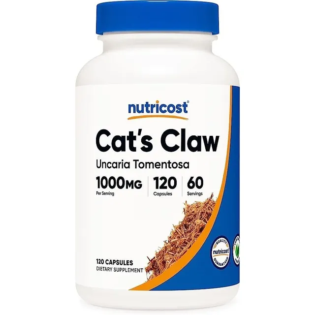 Original Nutricost Uña De Gato Cat Claw 1000mg 120cap 60serv