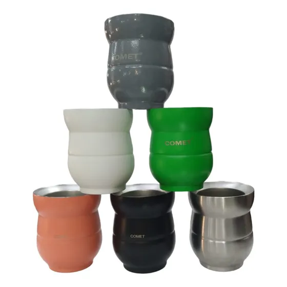 Mate Comet En Acero Inoxidable Doble Pared Chico 140 Ml