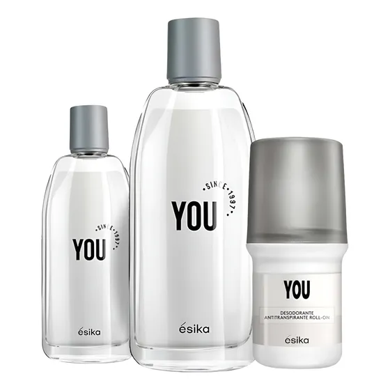 Perfume It You 90ml+mini You De 50ml+desodorante 50ml. Esika
