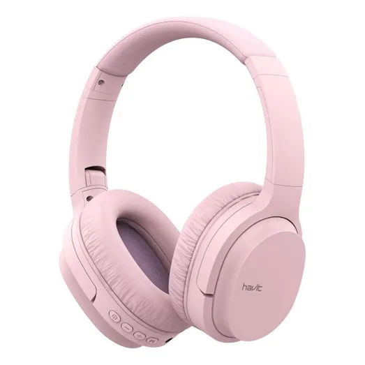 Auriculares Audífonos Inalámbricos Bluetooth Radio con FM Havit Audio I62 Color Rosa