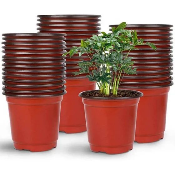 Macetas Termoformadas Jardinería 10 Unidades 9 Cts.