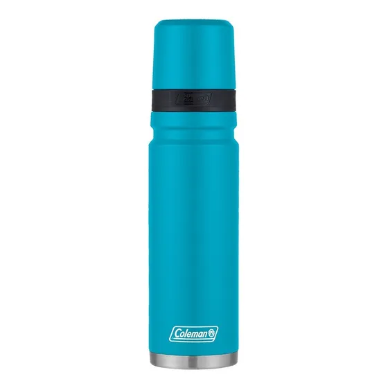 Termo Matero Cebador Coleman 700 Ml Acero Inoxidable Color Caribbean Sea