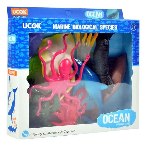 Set De Muñecos De Animales Marinos Con Accesorios - Toystore
