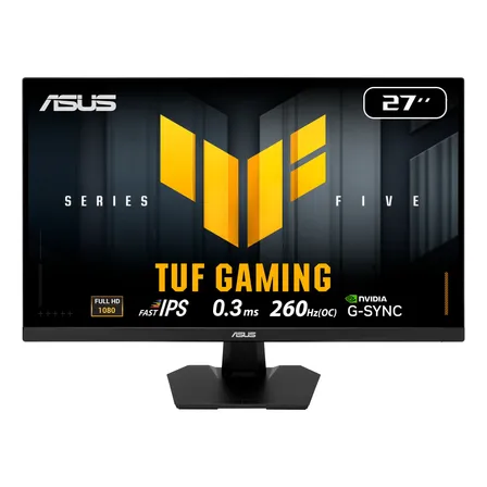Monitor Gamer Asus Tuf Gaming 27  Full Hd 260hz Ips 0,3ms Preto 127/220v