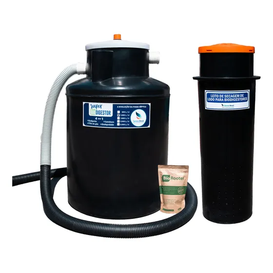 Fossa Biodigestora C/ Sumidouro  | 1.000l + Leito De Secagem