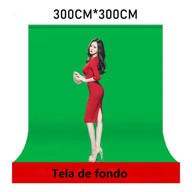 Fondo Pantalla Verde Chroma Key Efectos Especiales 3 X 3m