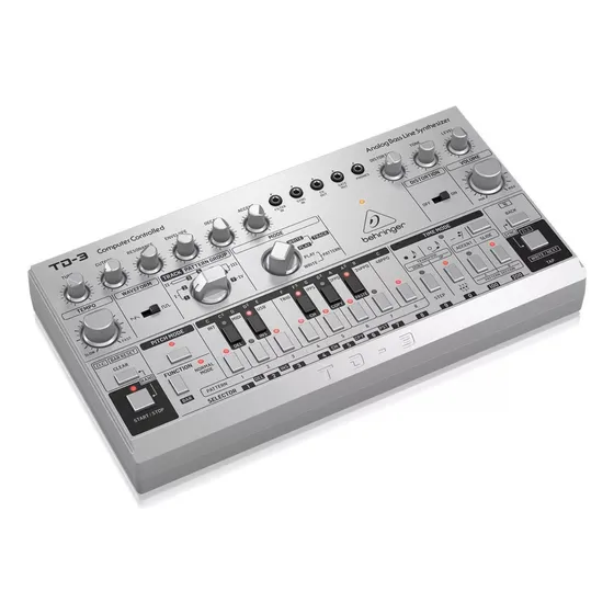 Controlador Td3 Sr Analógic Behringer Bass Line Fonte Bivolt