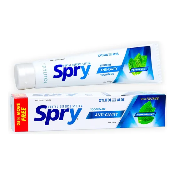 Pasta De Dientes Spry Xylitol Para Blanquear Los Dientes Con