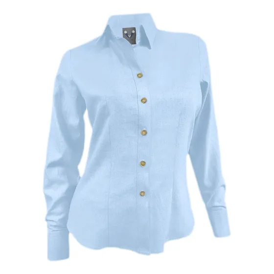 Camisa Blusa Lino Blanco También En Tallas Grandes Mujer