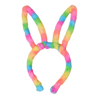 Diadema Orejas Conejo Peluche Luces Disfraz Fiesta 10 Piezas Diadema Orejas Conejo Peluche Luces Disfraz Fiesta 10 Piezas