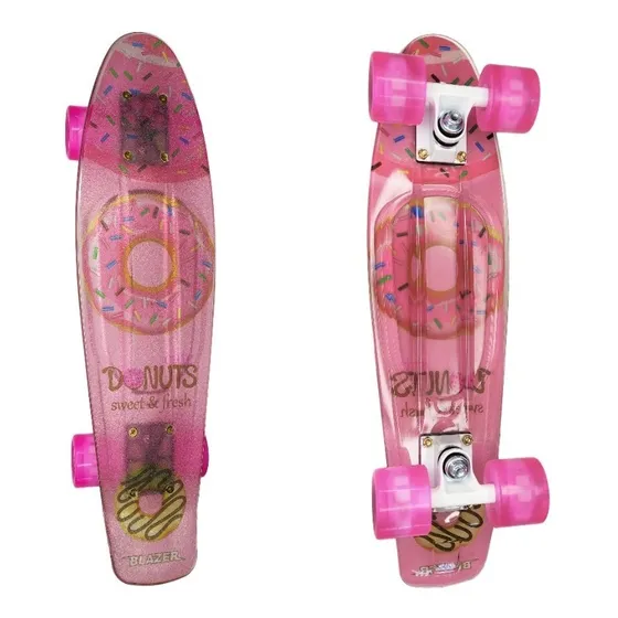Patineta Cruiser Diseño C Tipo Penny Llantas Led