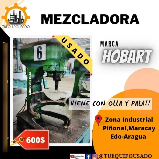 Mezclador Industrial Hobart Usado