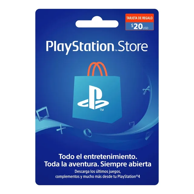 Tarjeta Digital Gift Card Psn4 20 Dólares Cuenta Usa.