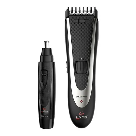 Gama Special Set Clipper + Nose Trimmer Color Negro