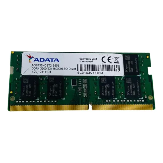 Memoria Adata Ddr4 16gb Notebook 3200mhz 2rx8