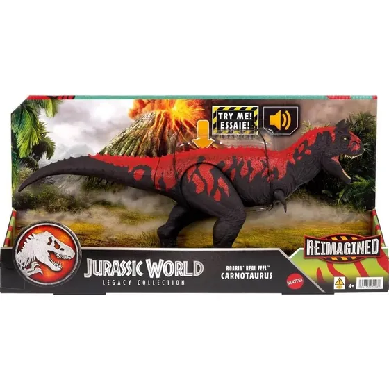 Carnotaurus Jurassic World Reimagined Roarin Real Feel
