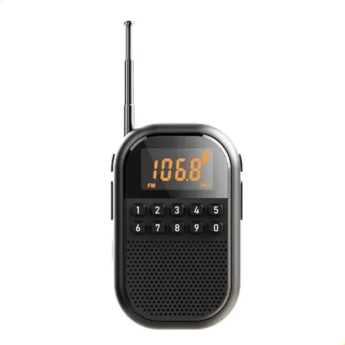 Rádio AM, FM Sony ICF-P36 ICF-P36 analógico portátil cor preto