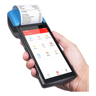 Pda Pos Android Portátil 13.0 4g Com Impressora De Recibos 2 Pda Pos Android Portátil 13.0 4g Com Impressora De Recibos 2