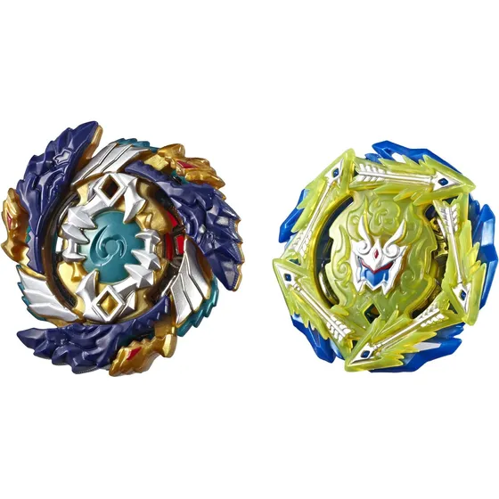 Beyblade Burst Turbo Slingshock Paquete Doble Fafnir F4 Y Ru